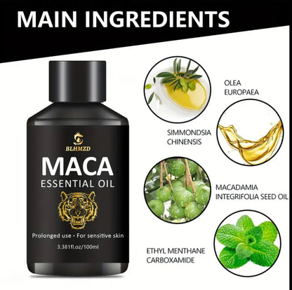 Maca Essential Oil – Natural Confidence & Vitality for Men